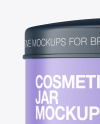 Matte Cosmetic Jar Mockup