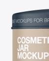 Paper Cosmetic Jar Mockup