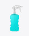 Color Plastic Spray Bottle Mockup