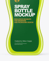 Color Plastic Spray Bottle Mockup