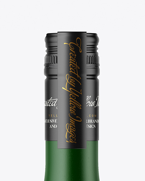 Textured Ceramic Bottle Mockup