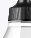 Clear Glass Cosmetic Bottle Mockup