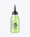 Clear Glass Cosmetic Bottle Mockup