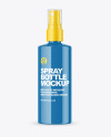 Glossy Spray Bottle Mockup