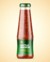 Chili Sauce Bottle Mockup