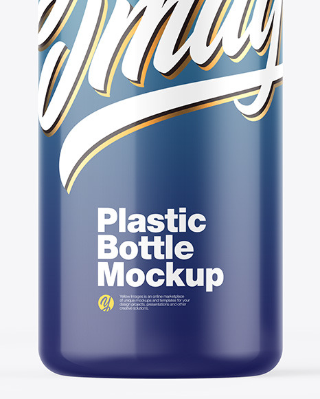 Glossy Bottle Mockup