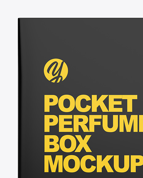 Pocket Perfume With Box Mockup