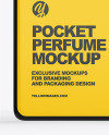 Pocket Perfume With Box Mockup