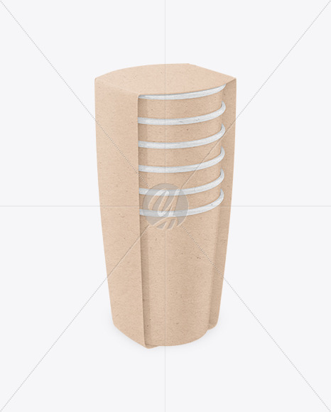 Kraft Paper Cups Mockup