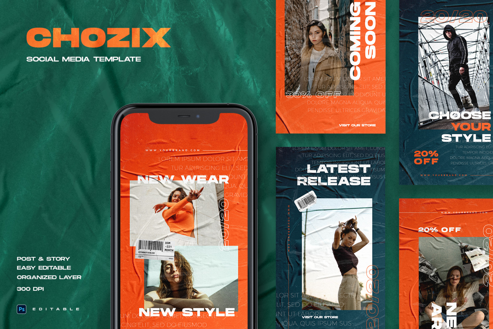 Chozix - Instagram Stories &amp; Post Template