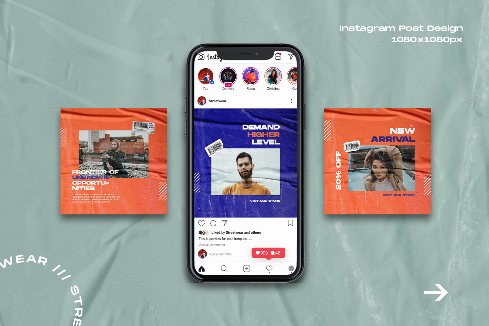 Oppage - Instagram Stories &amp; Post Template