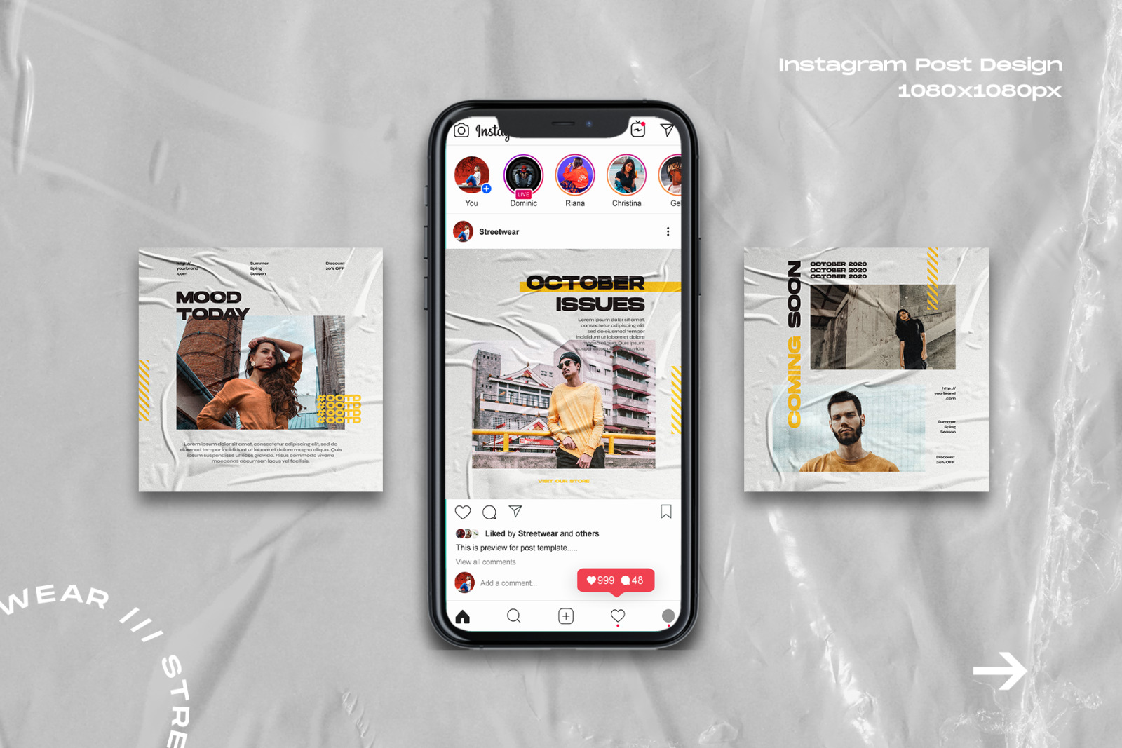 Octoz - Instagram Stories &amp; Post Template