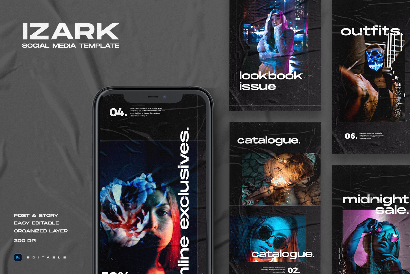 Izark - Instagram Stories &amp; Post Template