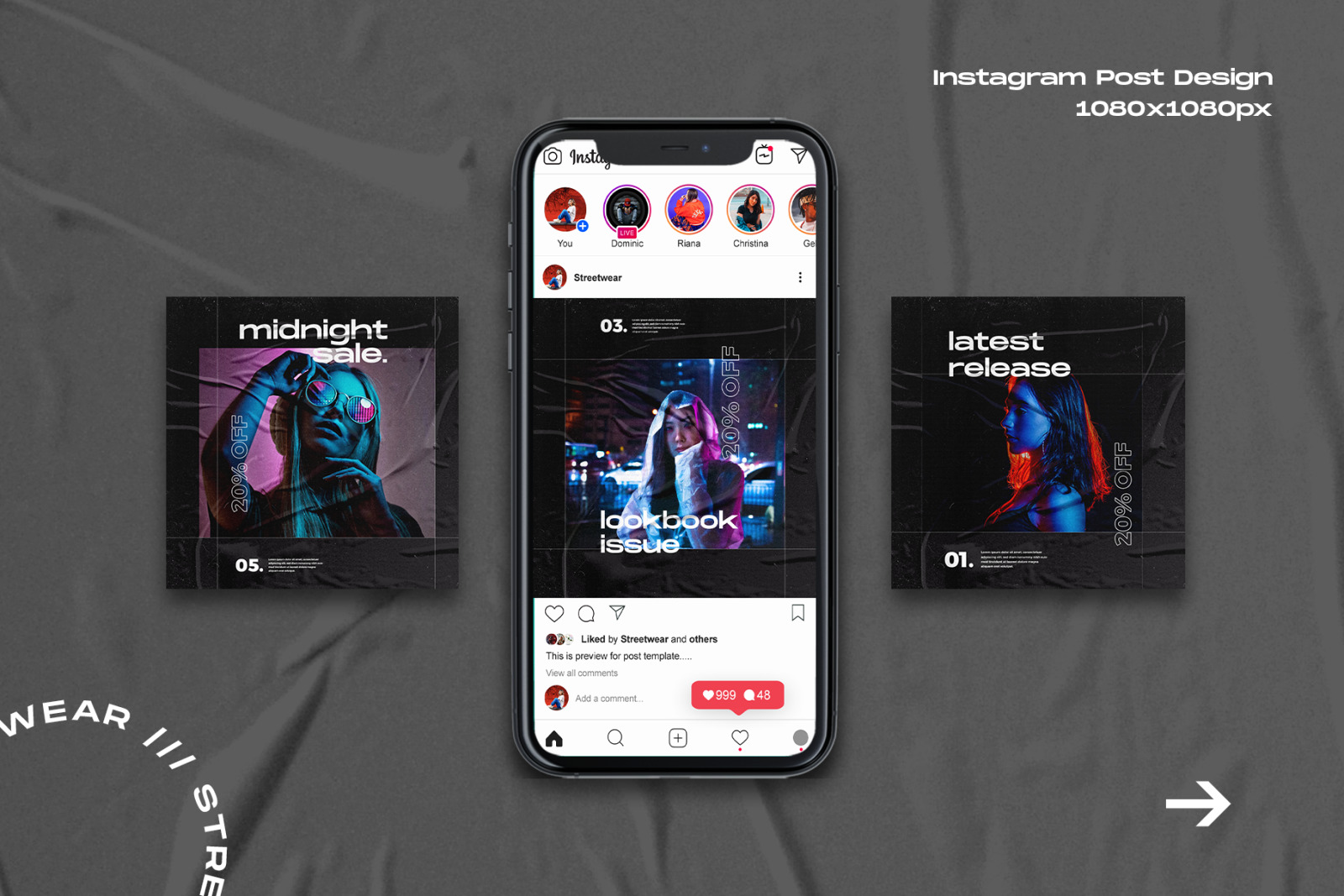 Izark - Instagram Stories & Post Template Izark - Instagram Stories & Post Template