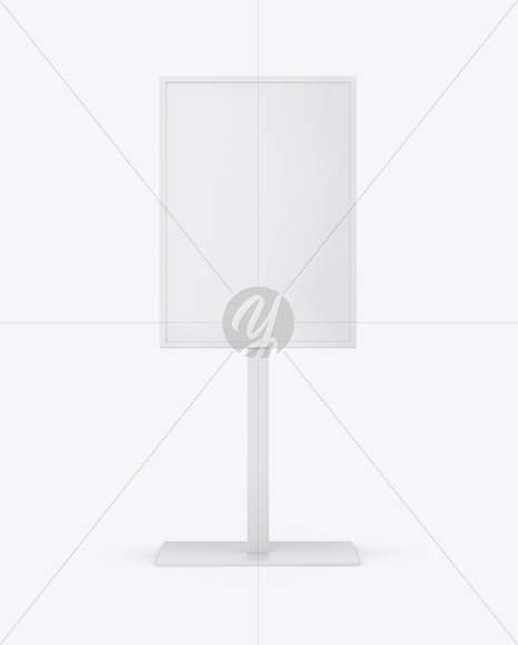 Matte Display Stand Mockup