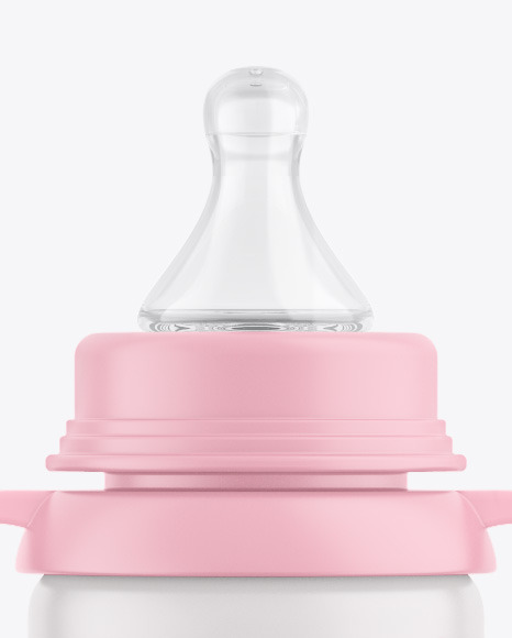 Matte Baby Bottle Mockup