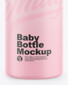 Matte Baby Bottle Mockup