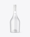 Frosted Glass Vodka Bottle Mockup