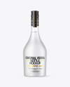 Frosted Glass Vodka Bottle Mockup