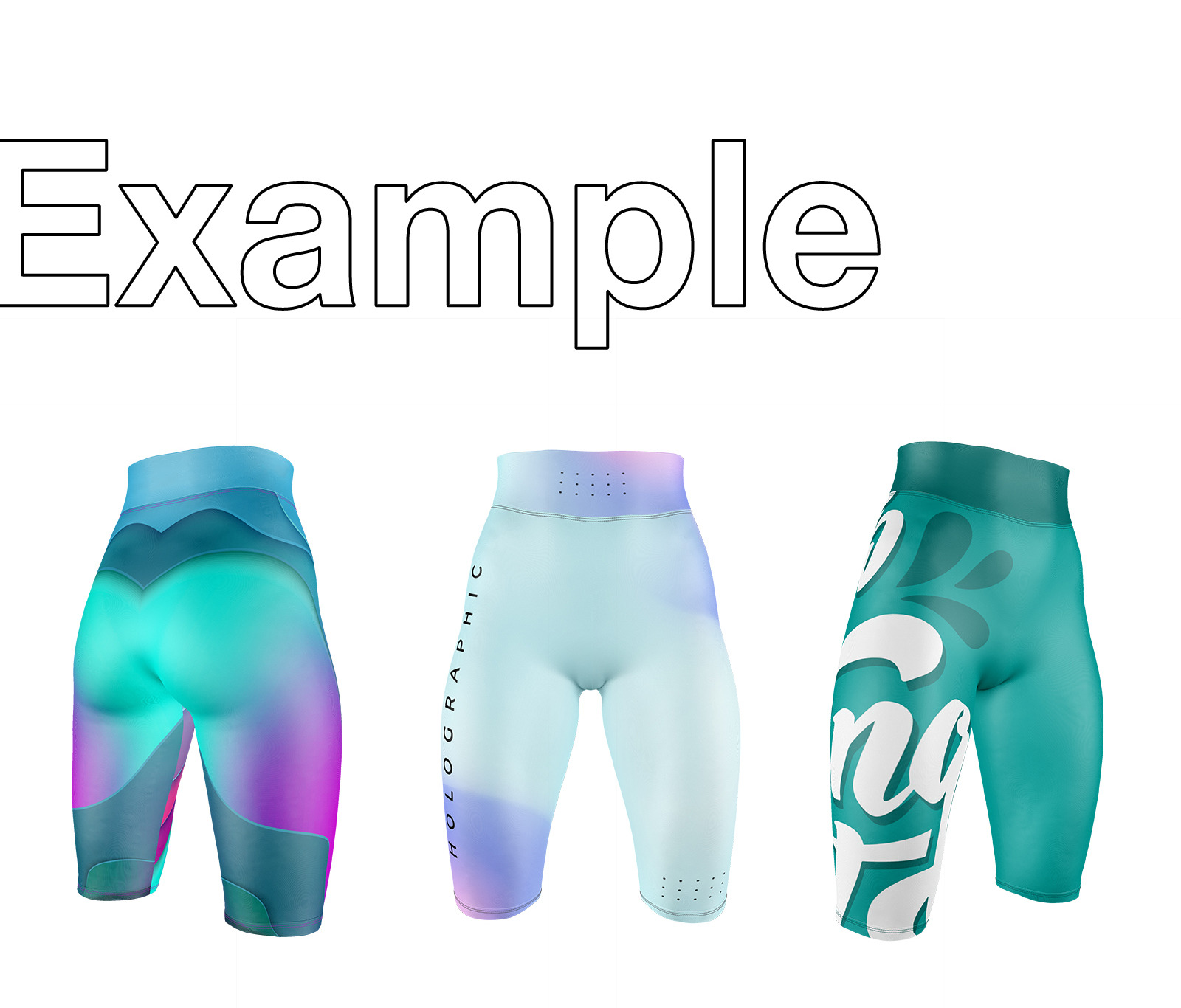 Women&#039;s Bike Shorts 6 Mockups