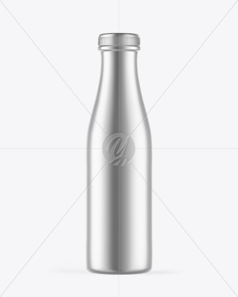 Metallic Bottle Mockup