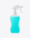 Color Liquid Spray Bottle Mockup