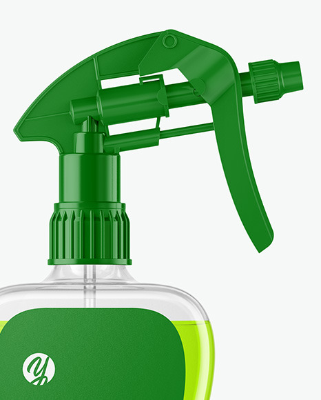 Color Liquid Spray Bottle Mockup