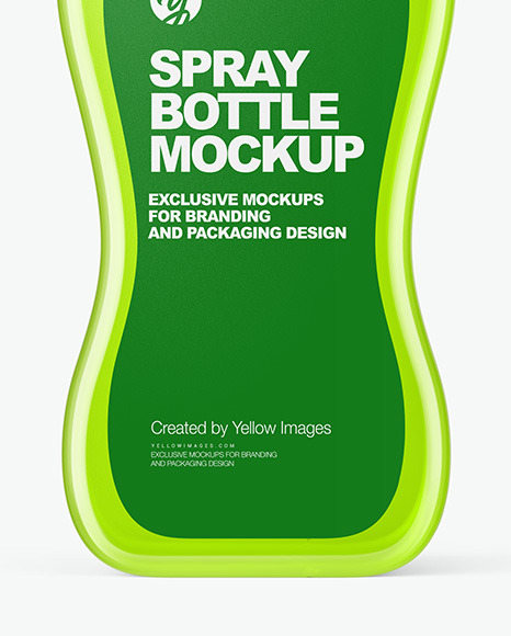 Color Liquid Spray Bottle Mockup