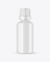 50ml Glossy Plastic Bottle Mockup