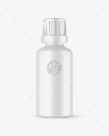 50ml Matte Plastic Bottle Mockup