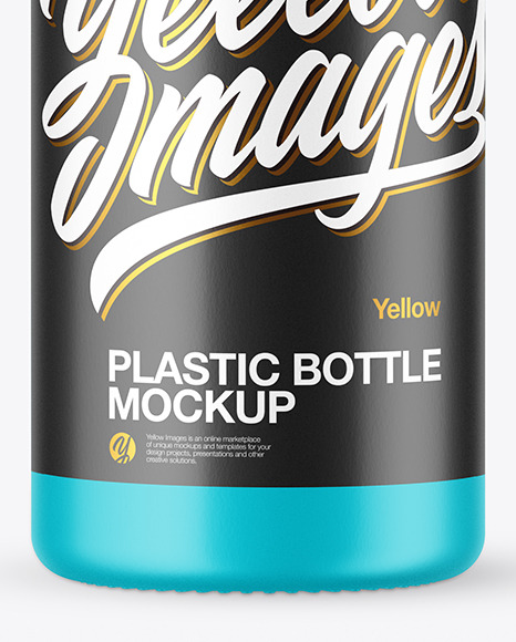 50ml Matte Plastic Bottle Mockup