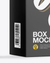 Metallic Cosmetic Tube with Box Mockup