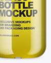 Clear Glass Cosmetic Bottle w/ Oil Mockup
