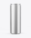 Matte Metallic Drink Can Mockup