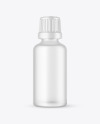 50ml Frosted Glass Bottle Mockup