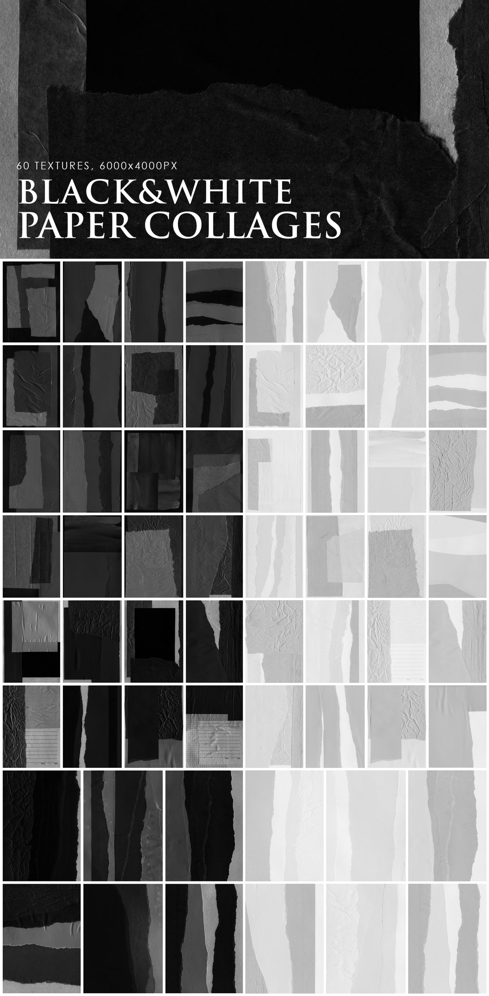 315 Paper Collage Textures 315 Paper Collage Textures