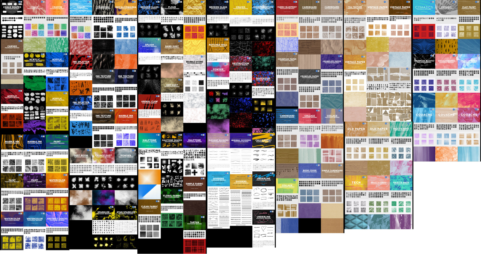 3000 Photoshop Stamp Brushes Bundle 3000 Photoshop Stamp Brushes Bundle