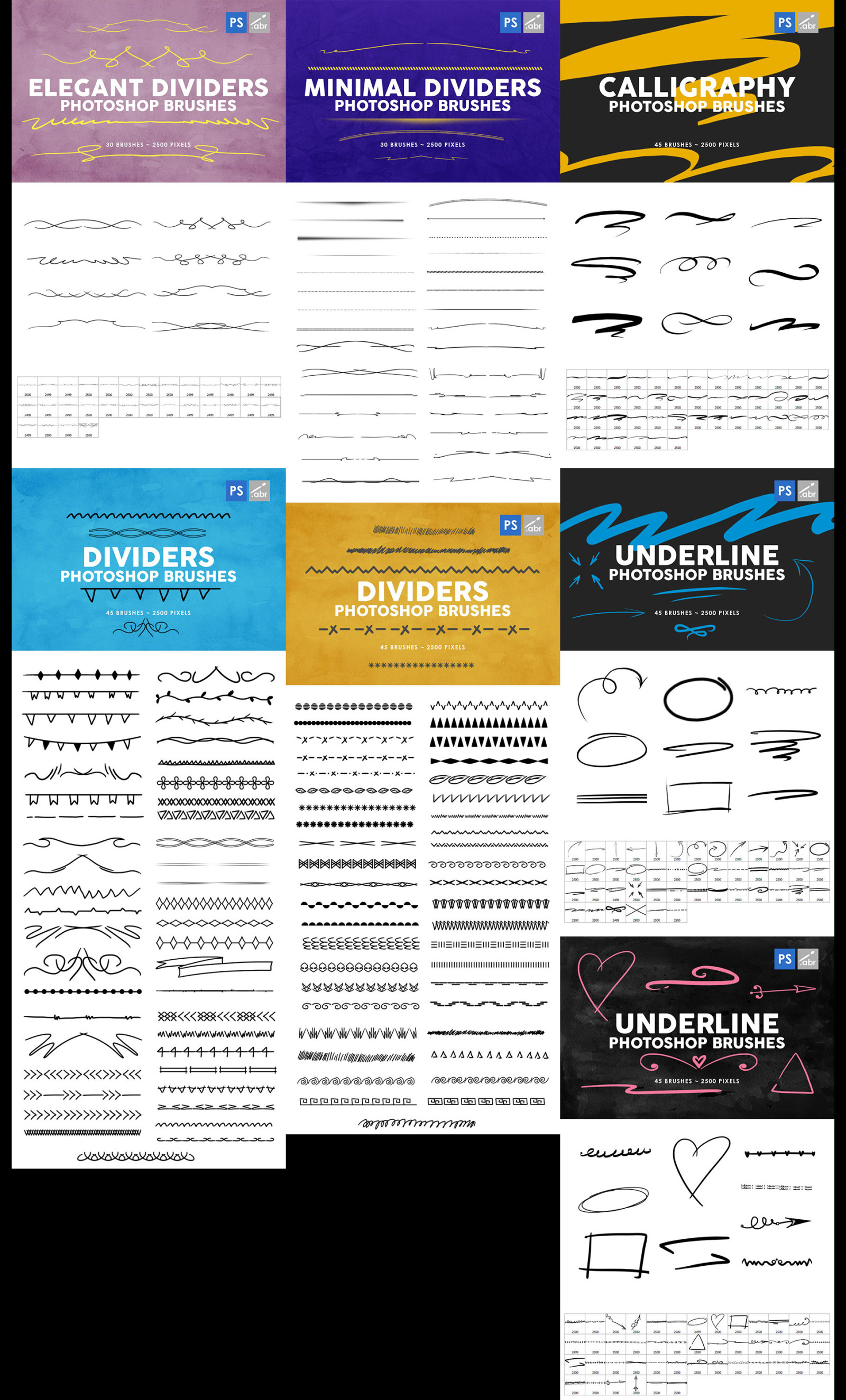 3000 Photoshop Stamp Brushes Bundle 3000 Photoshop Stamp Brushes Bundle