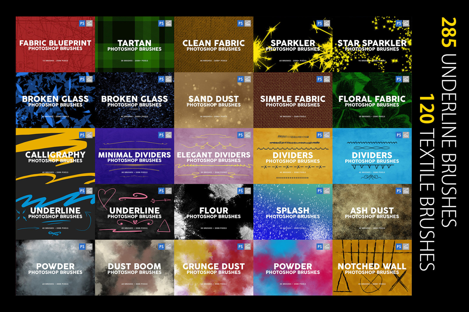 3000 Photoshop Stamp Brushes Bundle 3000 Photoshop Stamp Brushes Bundle