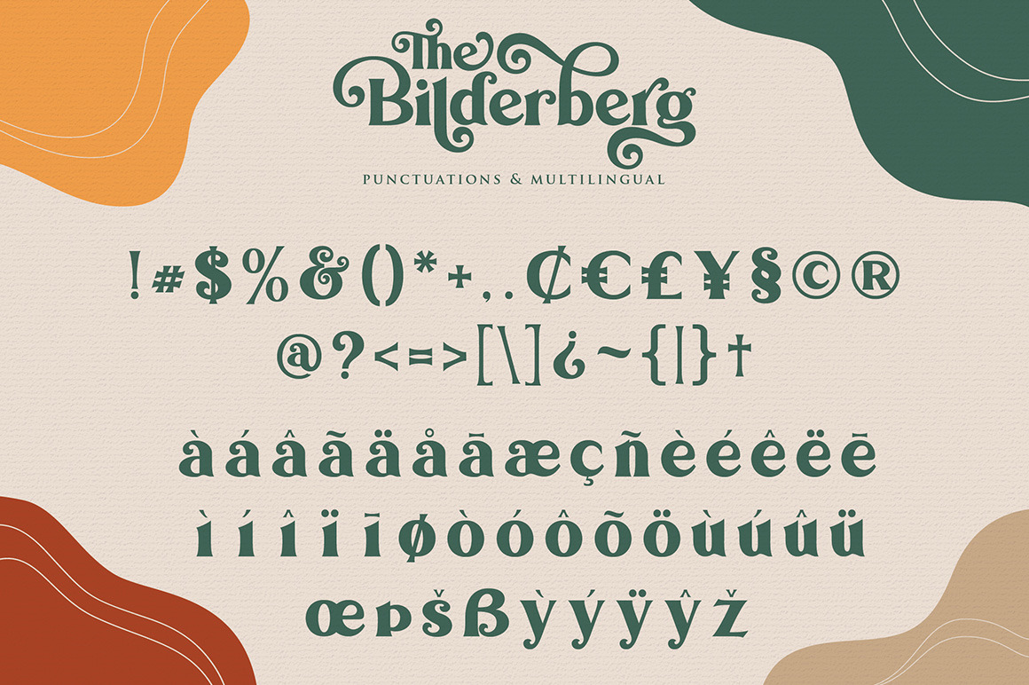 Bilderberg | Luxury Bold Serif Bilderberg | Luxury Bold Serif