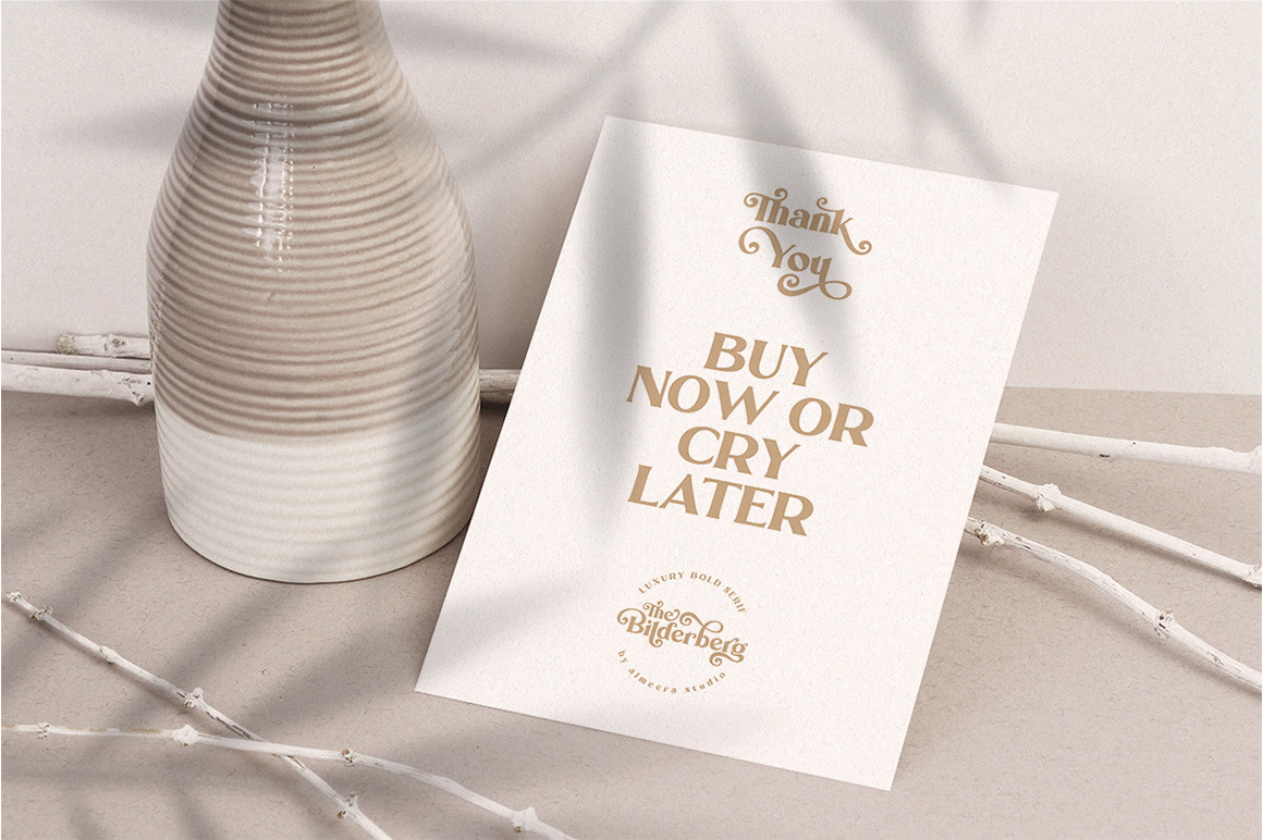 Bilderberg | Luxury Bold Serif Bilderberg | Luxury Bold Serif