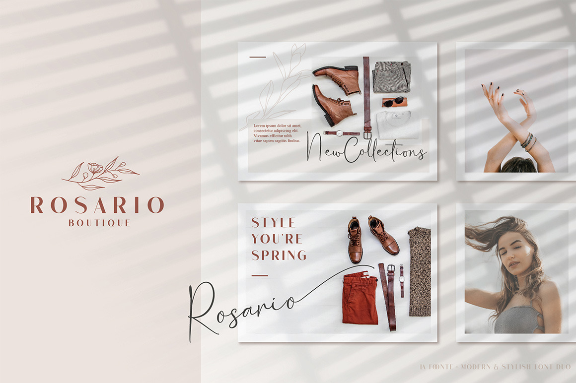 La Foonte | Sans Script Font Duo La Foonte | Sans Script Font Duo