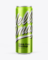 Metallic Drink Can Mockup