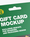 Gift Card Pack Mockup