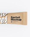 Kraft Stick Sachet Mockup