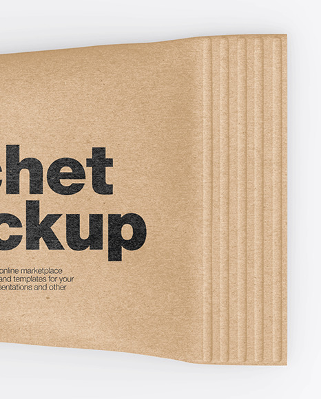 Kraft Stick Sachet Mockup