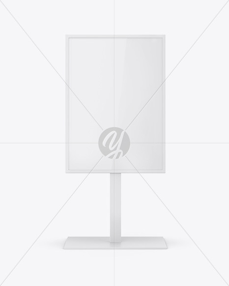 Glossy Display Stand Mockup