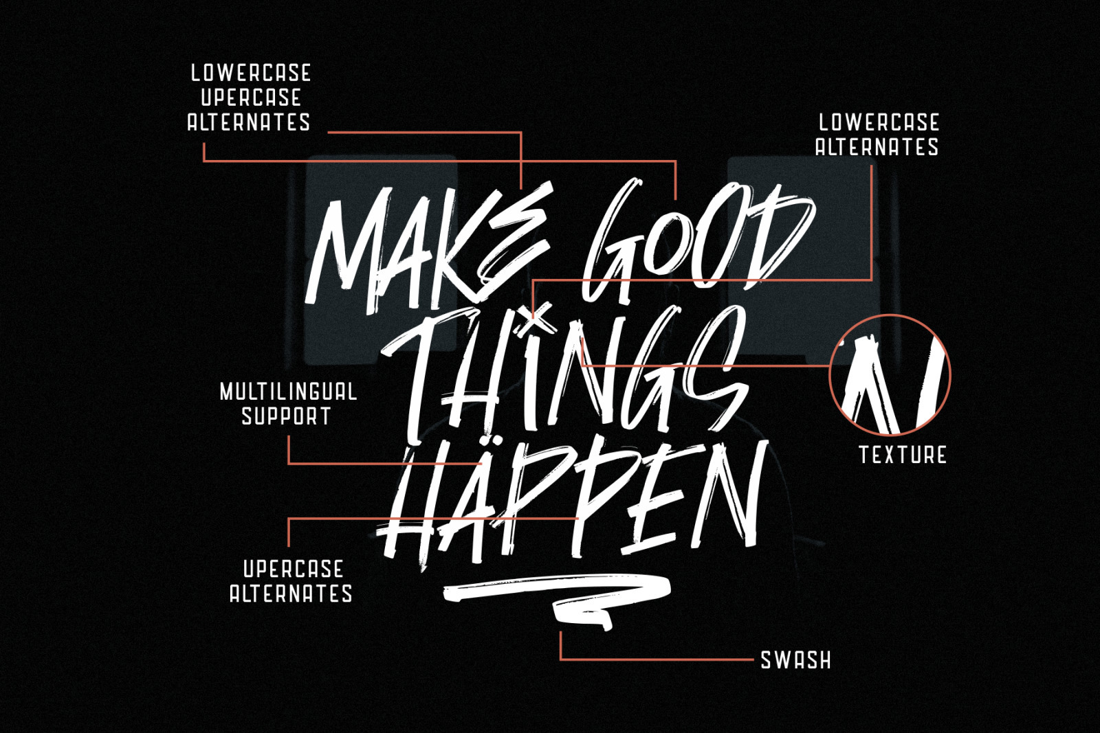 Rockside Brush Font Rockside Brush Font