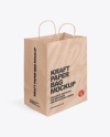 Kraft Paper Shopping Bag Mockup