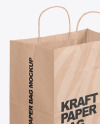 Kraft Paper Shopping Bag Mockup